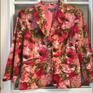 Silk Ann Taylor Jacket Size 4P